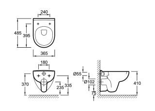 Крышка биде Jacob Delafon ODEON 8409K-00